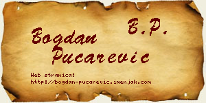 Bogdan Pucarević vizit kartica